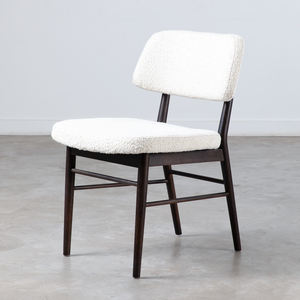 Root & Branch - Ari Dining Chair ( Raw Linen, Seared Oak)