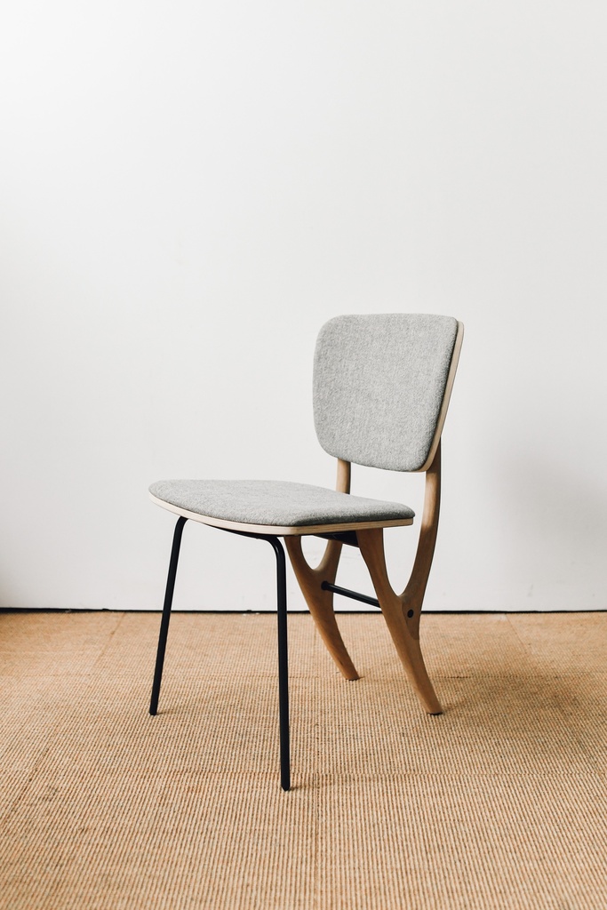 Siseta Chairseat (Changeant0021,Natural Oak,Blacksteel)