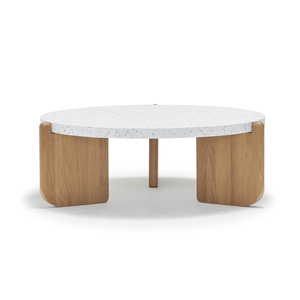 NATIVE coffee table 95 low(light oak,terazzo nougat)