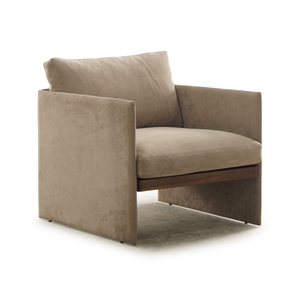 Natadora - Miles arm chair(Upholstery: Montana 2056 desert, Legs: Ligh Oak)W70xD83xH74cm